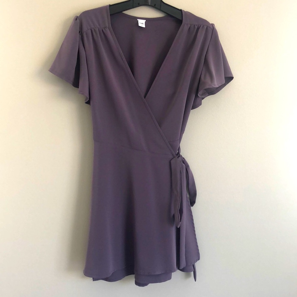 Twik mauve wrap dress